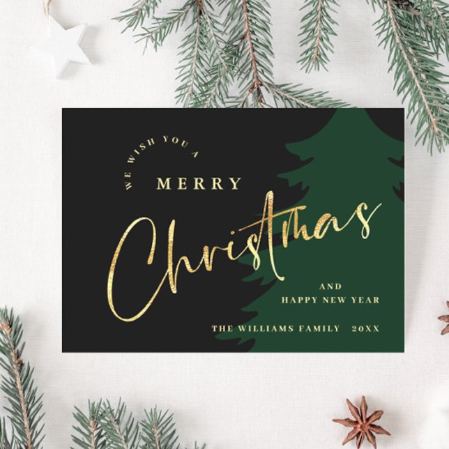 Elegant minimalistisk God jul Hälsning Julkort (Skapare uppladdad)