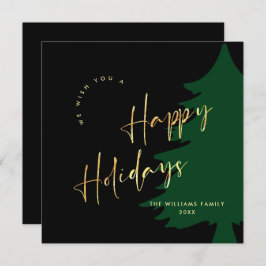 Elegant Minimalistisk God jul Modern Hälsning Julkort