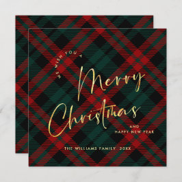 Elegant Minimalistisk God jul Modern Hälsning Julkort