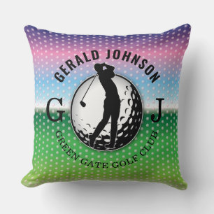Elegant Minimalistisk Golfer Design Dekorativ kudd Kudde