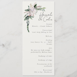 Elegant Minimalistisk Grönt av vinterkrans Vit Program