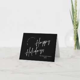 Elegant Minimalistisk jul Hälsning Helgkort