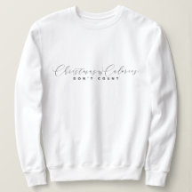 Elegant minimalistisk jul-sweatshirt