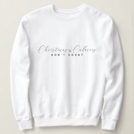 Elegant minimalistisk jul-sweatshirt t shirt