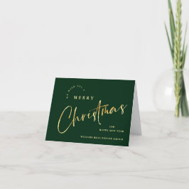 Elegant Minimalistisk julfirma Hälsning Helgkort