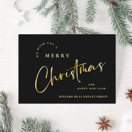 Elegant Minimalistisk julfirma Hälsning Julkort
