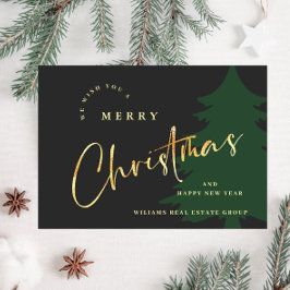 Elegant Minimalistisk julfirma Hälsning Julkort