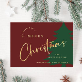 Elegant Minimalistisk julfirma Hälsning Julkort