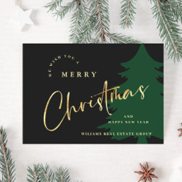 Elegant Minimalistisk julfirma Hälsning Julkort