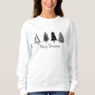 Elegant minimalistisk Julgran T Shirt