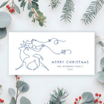 Elegant Minimalistisk julrenare Hälsning