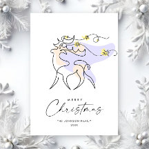 Elegant Minimalistisk julrenare Hälsning