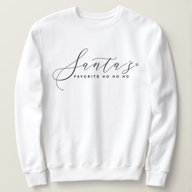 Elegant Minimalistisk jultröja T Shirt (Design framsida)