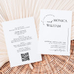 Elegant Minimalistisk Kalligrafi Bröllop QR-kod Inbjudningar<br><div class="desc">Om du vill göra ytterligare anpassningar klickar du på länken "anpassa ytterligare" och användor verktyg som är utformat för att ändra mallen. Kontakta mig om du behöver hjälp eller matchande artiklar.</div>