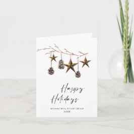 Elegant Minimalistisk korporativ jul Hälsning Helgkort