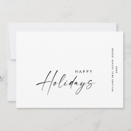 Elegant Minimalistisk korporativ jul Hälsning Julkort