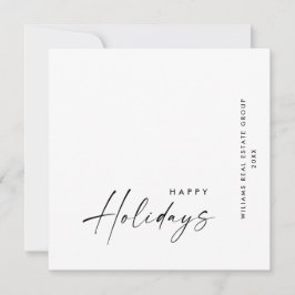 Elegant Minimalistisk korporativ jul Hälsning Julkort