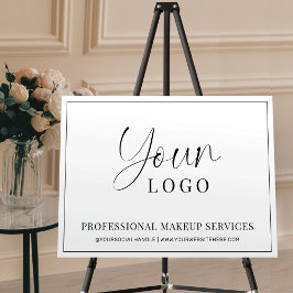 Elegant Minimalistisk Logotyp - affärspromo Easel-