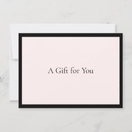 Elegant minimalistisk lyxbutik Rosa presentkort