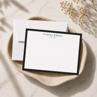 Elegant minimalistisk lyxig boutique svart/vit