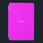 Elegant minimalistisk magenta, eget namn monogram iPad mini skydd<br><div class="desc">Elegantens minimalistiska nybörjarnamn för magentan monogram iPad mini Cover</div>