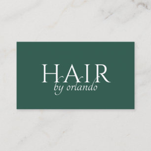Elegant minimalistisk makeupartist typografi visitkort