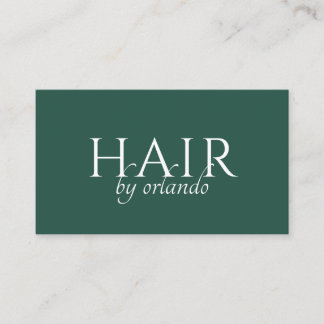 Elegant minimalistisk makeupartist typografi visitkort