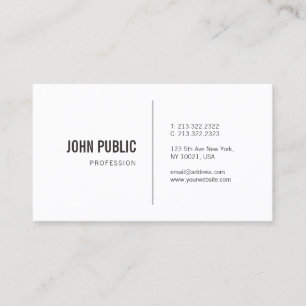 Elegant - minimalistisk modern Professionell - enk Visitkort