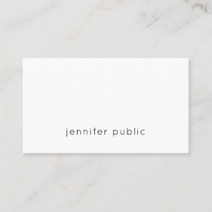 Elegant minimalistisk modern professionell topp va visitkort