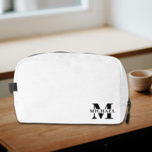 Elegant - minimalistisk monogrammed gift | Vit