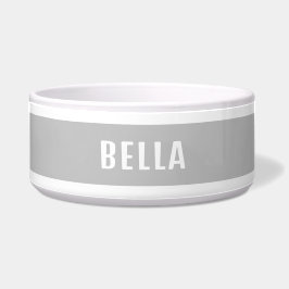 Elegant Minimalistisk Personlig Grått Pet