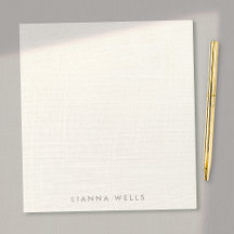 Elegant minimalistisk personlig linne (bild) 