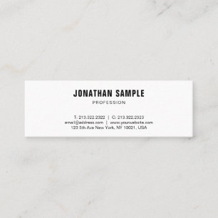 Elegant - Minimalistisk Professionell - modern des Mini Visitkort