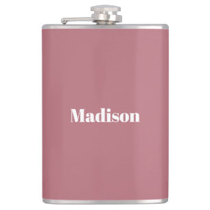 Elegant Minimalistisk Ro Guld White Namn Fickplunta