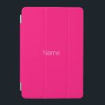 Elegant minimalistisk shock rosa, eget namn monogr iPad mini skydd<br><div class="desc">Elegant minimalist shock rosa fuchsia,  eget namn monogram iPad mini Cover</div>