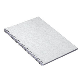 Elegant minimalistisk skolmönster anteckningsbok