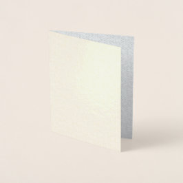 Elegant minimalistisk skolmönster folierat kort