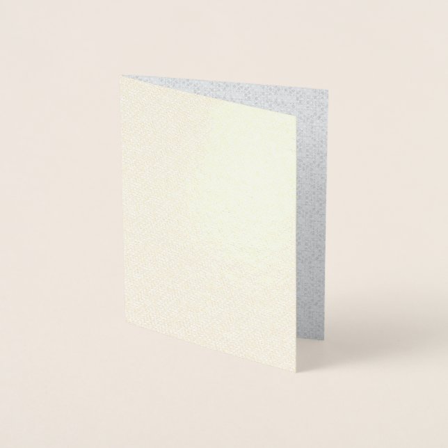 Elegant minimalistisk skolmönster folierat kort (Framsida)