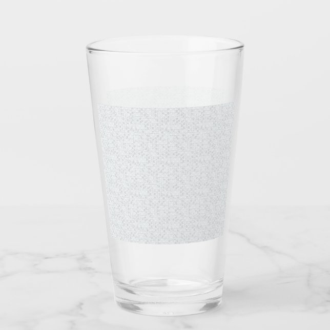 Elegant minimalistisk skolmönster glaskopp (Framsida)