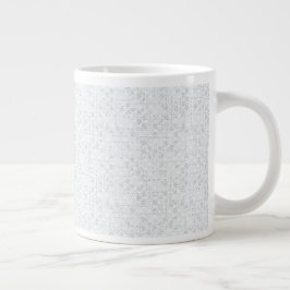 Elegant minimalistisk skolmönster jumbo mugg