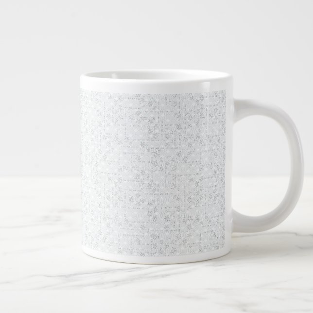 Elegant minimalistisk skolmönster jumbo mugg (Höger)