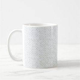 Elegant minimalistisk skolmönster kaffemugg