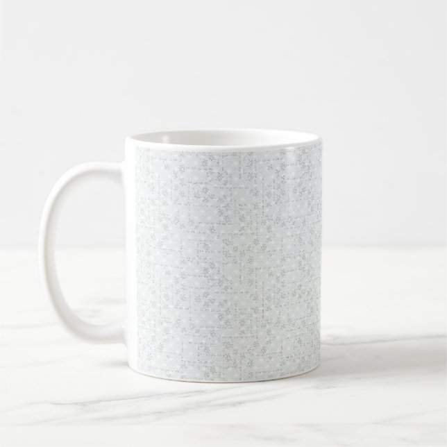 Elegant minimalistisk skolmönster kaffemugg (Vänster)