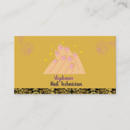 Elegant minimalistisk skönhet i den tekniska logot visitkort