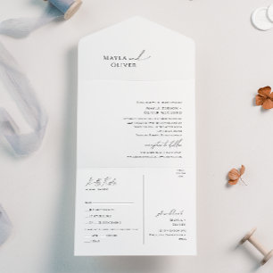 Elegant Minimalistisk skriptförsegling och skicka