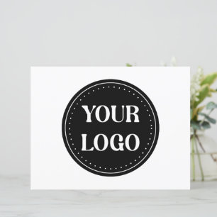 Elegant, minimalistisk & snygg svart QR-kodlogotyp