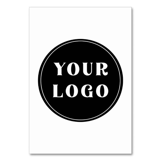Elegant, minimalistisk, stilren och anpassningsbar bordsnummer (Framsidan)