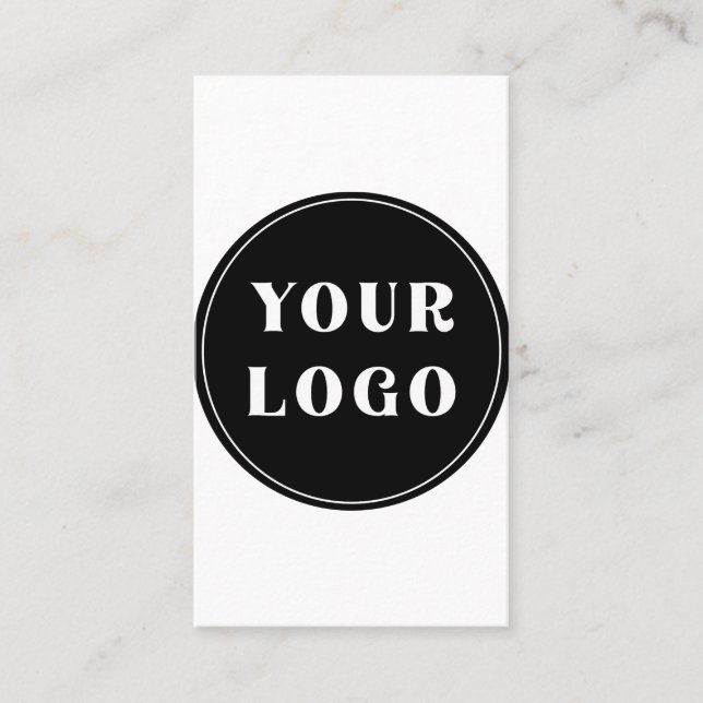 Elegant, minimalistisk, stilren och anpassningsbar visitkort (Framsida)