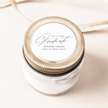 Elegant Minimalistisk svart Studenten