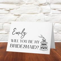 Elegant, minimalistisk, tidslös Bridesmaid Frieri